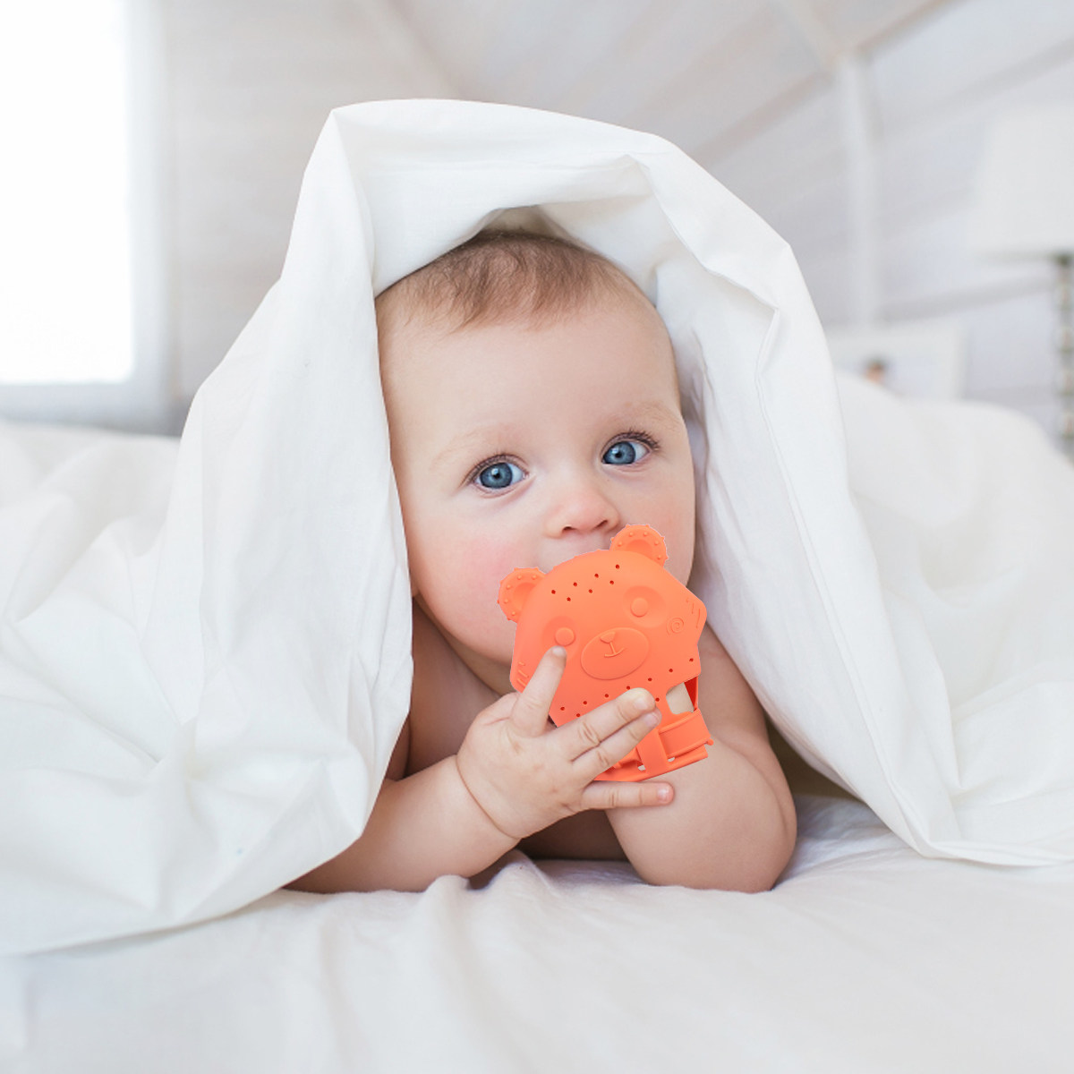 Teething Mitten Baby - قفاز تسنين آمن للأطفال، قفاز تسنين