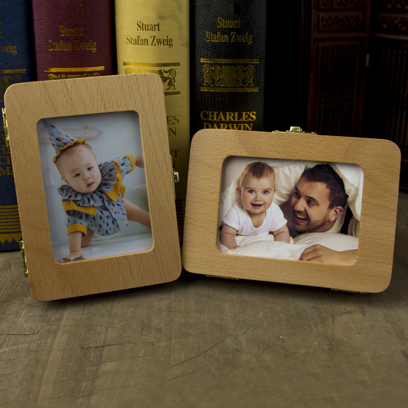 إطار صور خشبي صناديق أسنان الط - مراجعة Baby Products Photos وسعره