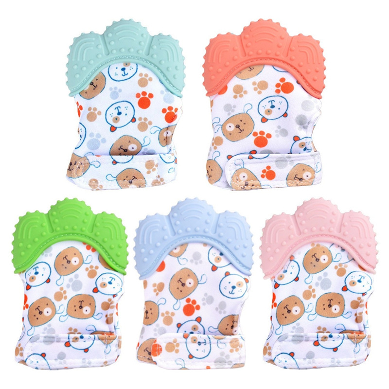 الكرتون المطبوعة الطفل عضاضة ا - مراجعة Teething Mitten Baby وسعره